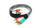 3FT 5-RCA Component Video/Audio Coaxial Cable (RG-59/U)