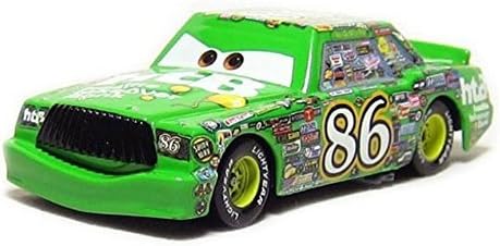 A0084 Hot sale children gift Pixar Cars Funny Chick Hicks Metal Diecast toy car model green NO.6 1pcs