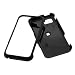 Solid Black Rubberized Snap-On Hard Crystal Cover Case for AT&T Samsung Eternity SGH-A867 Cell Phone