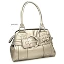 In Vogue Belt Design Handbag - Pewter