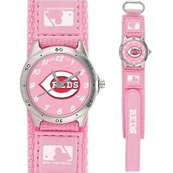MLB Kids' MF1-CIN Future Star Series Cincinnati Reds Pink Watch