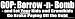 GOP: Borrow-n-Bomb - and Let Your Kids and Grandkids Go Broke Paying Off the Debt - Static Cling Window Sticker - Large 17 in. x 4.25 in.