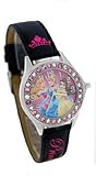 Disney Princess Diamond Black Strap Watch Model #41571