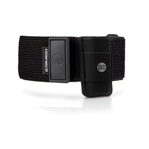 DLA 63143 D Neopren-Tasche mit Armband (Sichtfenster, Gürtel-Clip) für Apple iPod Shuffle schwarz