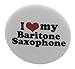 A&T Designs Unisex - I Love my Baritone Saxophone 2.25