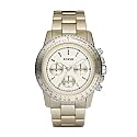 Fossil Damen-Uhren Chronograph Sport Aluminium Champagner CH2708