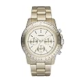 Fossil Damen-Uhren Chronograph Sport Aluminium Champagner CH2708