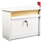 Solar Group MSK0000W Extra Large Lockable Security Wall Mount Mailbox, White