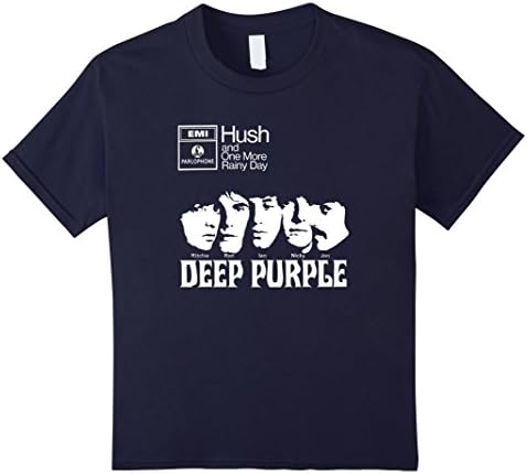 Kids Deep T Shirt - Purple 10 Navy