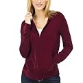 Mossimo&reg; Black: Ultrasoft Hoodie Cardigan - Scarlet Bloom