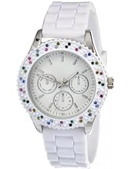 FMD White Band Analog Womens Watch ZRT21008