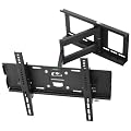 WANDHALTERUNG R33-SLIM LCD TV HALTERUNG SCHWENKBAR NEIGBAR WANDHALTER PLASMA FERNSEHER ca. 58 - 165 cm 32 37 40 42 46 50 55 60 65 Zoll + VESA max. 400x400 + ULTRA SLIM + WANDABSTAND nur 107mm + passend fuer TVs - SAMSUNG TOSHIBA THOMSON ACER LG PHILIPS SONY MEDION PANASONIC +
