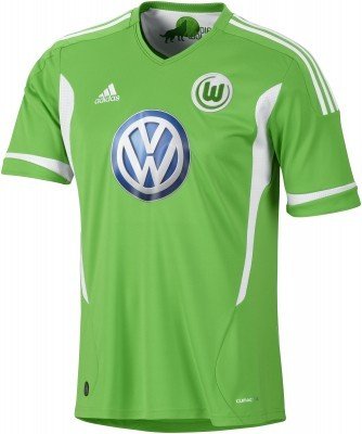 Adidas Fu&szlig;balltrikot VfL Wolfsburg 2011/2012, gr&uuml;n, XXL, 380100000100 Preisvergleich