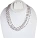 Choker Necklace for Women Sterling Silver Rosequartz Gemstone 16 inches (snklc086)