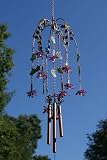 from Windhorse Fuschia and Butterflies Wind Chime
