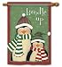Bundle Up Winter Standard House Flag