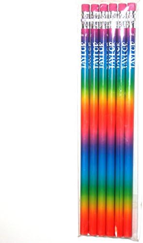 Taylor Pencils - Girl - Name Personalized Pencils 24-pack