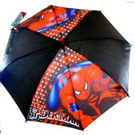  Marvel Spiderman Umbrella Red/Black (Kids)