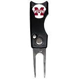 Mississippi State Bulldogs NCAA Spring Action Divot Repair Tool w/ Ball Marker