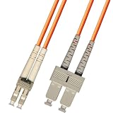 3M Multimode Duplex Fiber Optic Cable (62.5/125) - LC to SC