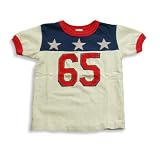 Gold Rush Outfitters - Boys Short Sleeve T-Shirt, Beige, Navy