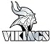Minnesota Vikings NFL Silver Auto Emblem