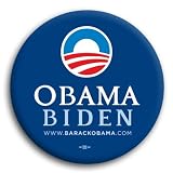Official Barack Obama Joe Biden 2008 2 1/4'' Button