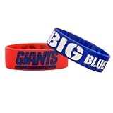Forever Collectibles NFL New York Giants Bulky Bandz Bracelet 2-Pack