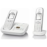 Gigaset  C595 Duo T�l�phone sansfil DECT avec r�pondeur Blancpar Gigaset