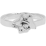 Dayna U East Carolina Pirates Ladies Sterling Silver Slim Logo Ring