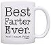 Fathers Day Gifts for Dad Best Farter Ever Oops Meant Father Gag Gift Gift Coffee Mug Tea Cup White