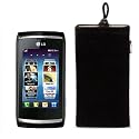 LG GC900 Viewty Black "SUPER CASE" Designer Carry Protector Pouch