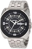 Diesel Watches Men's Black Analog 5 Link Bracelet (Black)
