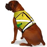 PooBoss K9 Utility Vest, X-Large (75-100-Pound), Yellow