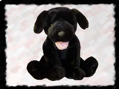 41ElRFTePNL 347 Radar Black Lab Dog 15 Make Your Own *NO SEW* Stuffed Animal Kit