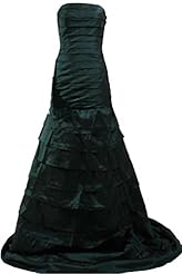 Strapless Taffeta Evening Dress/Prom Dress/Party Dress 
