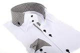 Enzo Nucci - Chemise Izmir Blanc/noir - Couleur Blanc - Taille 4 Image du produit