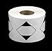 ChromaLabel 2 x 2 inch Ground ORM-D Shipping Labels, 500/Roll