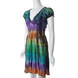 Cute Options Tie-dye High Waist Dress