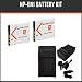 NP-BN1 Replacement Rechargable Battery and Mini Rapid Charger for Sony Cyber-shot DSC-W510, DSC-W530, DSC-W550, DSC-W560, DSC-W570
