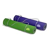 Savasa for Women Eco 72 x 24 x 1/8-Inch Yoga Mat with Carrying Strap and SPT Workout DVD