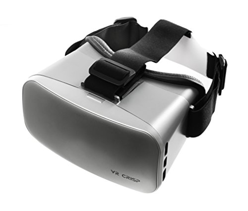 VRCRISP - Immersive 3D VR Glasses Headset Virtual Reality Mobile Phone 3D Movies for iPhone 6s/6 plus/6/5s/5c/5 Samsung Galaxy s5/s6/note4/note5 and other phones Model A