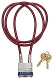 Master Lock #719-D #7 Padlock & Cable