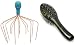 Heavens Therapy Head Wizard Octopus Therapeutic Ionized Copper Head Scalp Massager and Vibrating Hair Brush