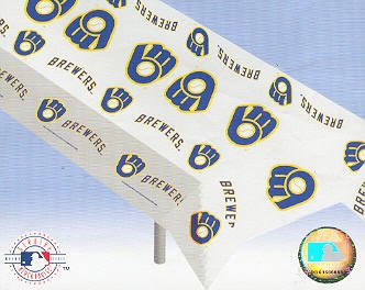 Milwaukee Brewers Plastic Table Cover 54x108