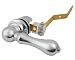 Chrome Westbrass Universal Toilet Tank Flush Lever Handle Fits All Left,Right,Side,Front Mount