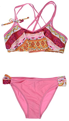 YMI Big Girl's Fun Design Two Piece Swimsuit