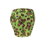 Happy Cherry ベビー用品　子供　おむつ　布おむつ　おむつカバー　サイズ調節可　可愛い　柔らか　洗濯可能　アニマル風　ベア柄