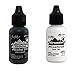 Ranger Tim Holtz Adirondack Alchol Ink & Mixative Pitch Black and Snow Cap White TIM34049