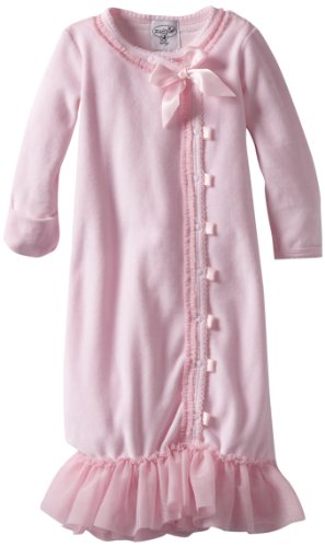 Mud Pie Baby-girls Newborn Velour Sleeper Gown